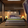 Дизайн спальні в насичено-темних тонах