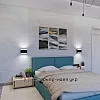 Бірюзова свіжість кольору в інтер&#039;єрі гостьової спальні