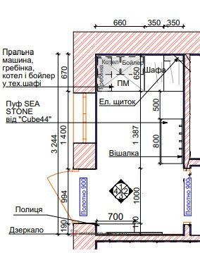 Прихожая - Чертежи корпусной мебели