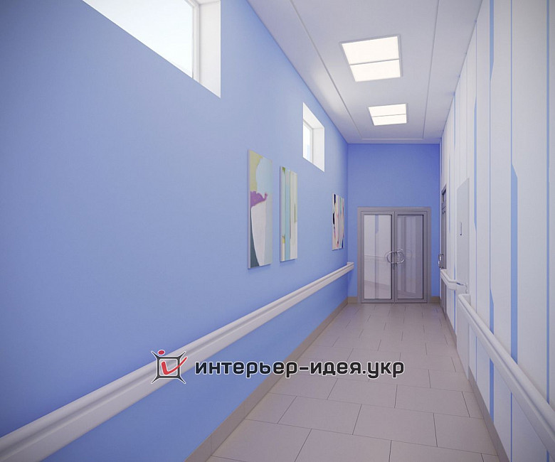 Розробка дизайн ресепшена і коридору в Медичному центрі