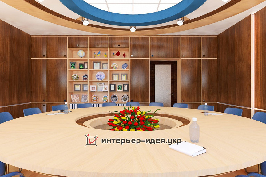 Дизайн переговорной президента  Черкасской Торгово-Промышленной Палаты