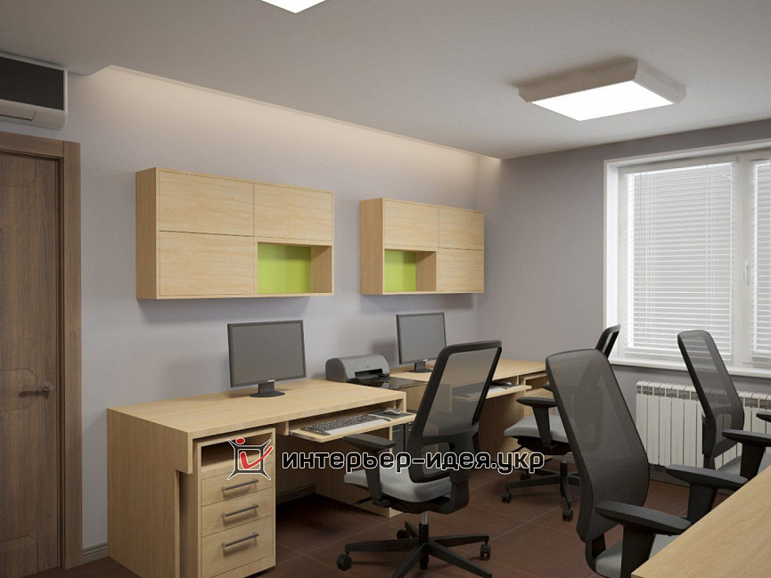 Дизайн кабинета офиса ПСП ПриватАгро в современном стиле