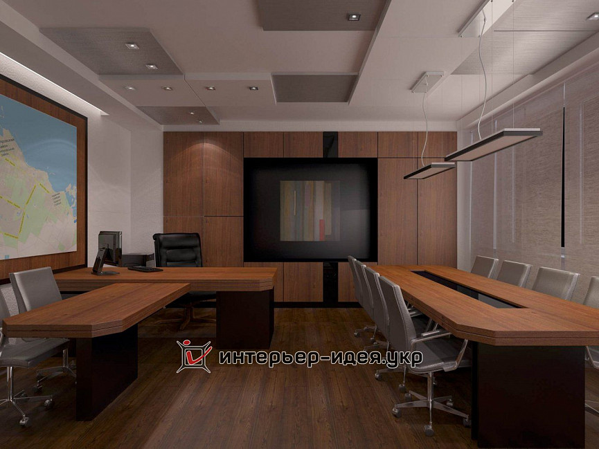 Дизайн кабинета компании в современном стиле