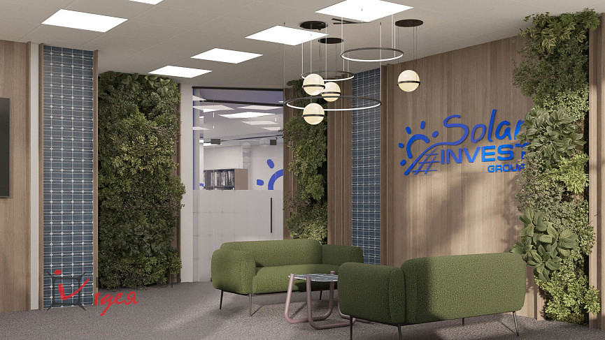 Дизайн офиса компании &quot;Solar Invest Group&quot;