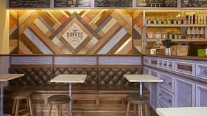 Кафе Coffee Clatch в центре Черкасс. Визуализация проекта