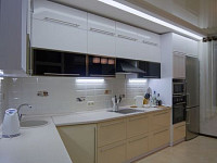 Фото ремонту кухні з використанням плитки Кабанчик. Фото КВАРТИР, БУДИНКІВ