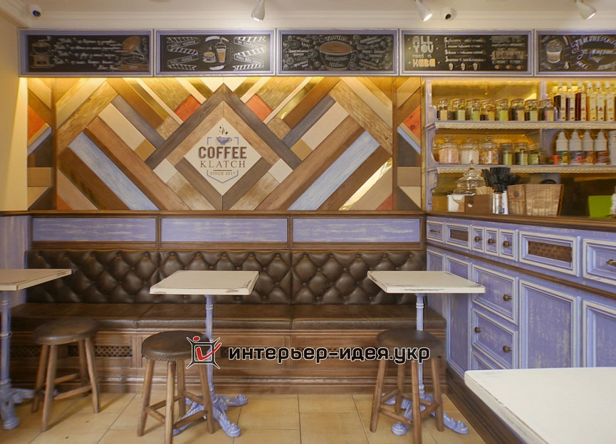 Кафе Coffee Clatch. Фото реализованного проекта.