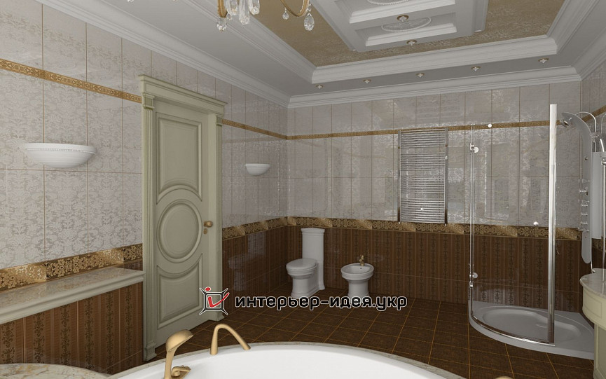 Дизайн царской ванной комнаты