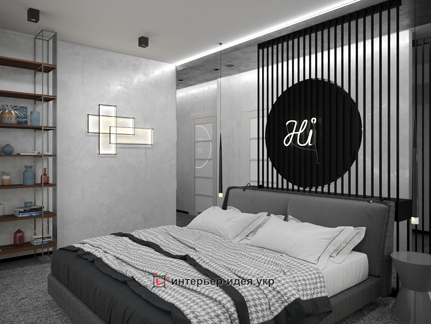 Спальня в стиле современный минимализм