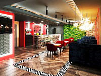 Помещение с баром в ресторанном комплексе &quot;LATINO de PARILLA&quot;. Дизайн РЕСТОРАНА, КАФЕ