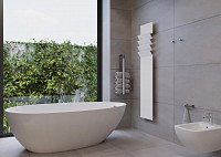 Попадая в тропический рай. Ванная комната в минималистичном стиле.. Дизайн ВАННОЙ КОМНАТЫ