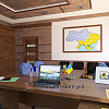 Дизайн кабинета президента Черкасской Торгово-Промышленной Палаты в современном стиле