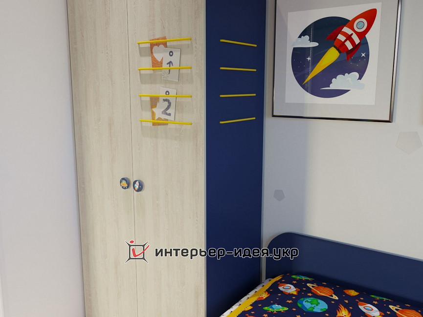 Детская комната будущего космонавта