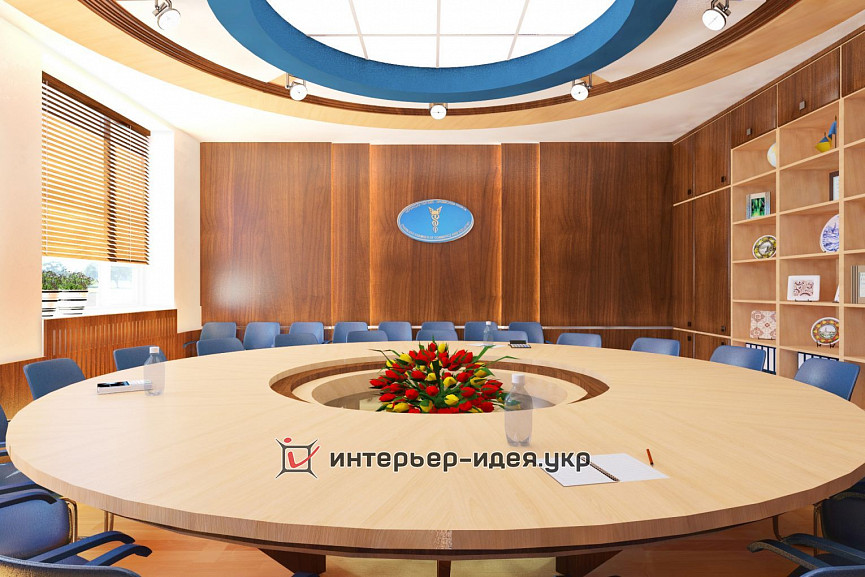 Дизайн переговорной президента  Черкасской Торгово-Промышленной Палаты