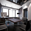 Дизайн кабінету директора компанії Orion-Glass з класичними елементами 