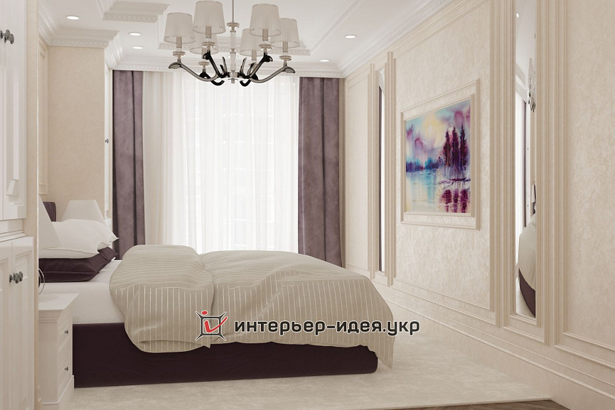 Спальня в стиле нью-классик