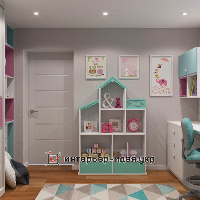 Маленькая романтическая детская комната