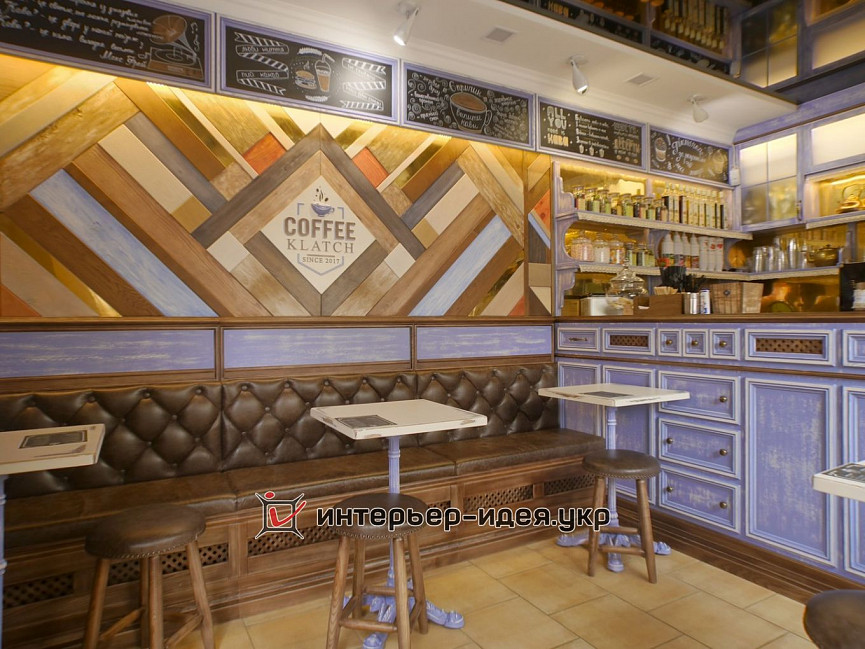 Кафе Coffee Clatch. Фото реализованного проекта.