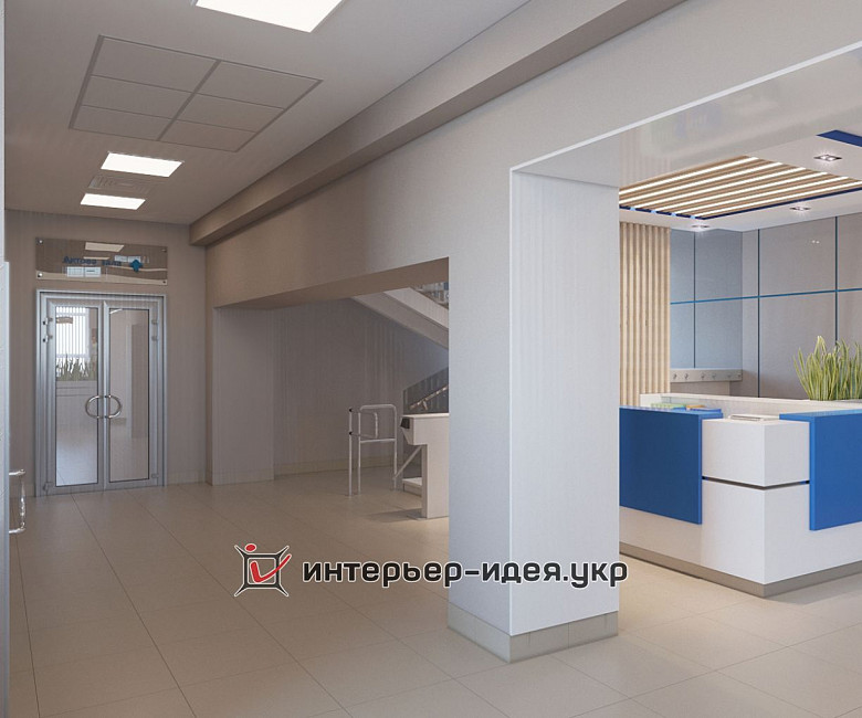 Дизайн холла Медицинского центра