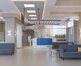 Дизайн холла Медицинского центра. Дизайн ОФИСА