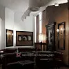 Дизайн интерьера сигарной комнаты ресторана ле Балкон в классическом стиле