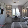 Детская комната для девочки, 9.2 м²