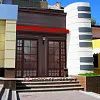 Фасад ресторана Контрабас в классическом стиле