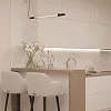 Современный минимализм в кухне-студии, 42 м.кв