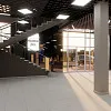 Оформление потолка и входа в ТЦ Magnolia Plaza, Черкассы