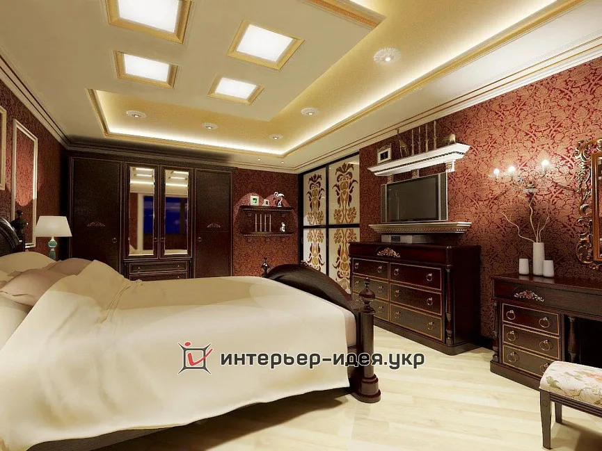 Дизайн спальни в классицизме