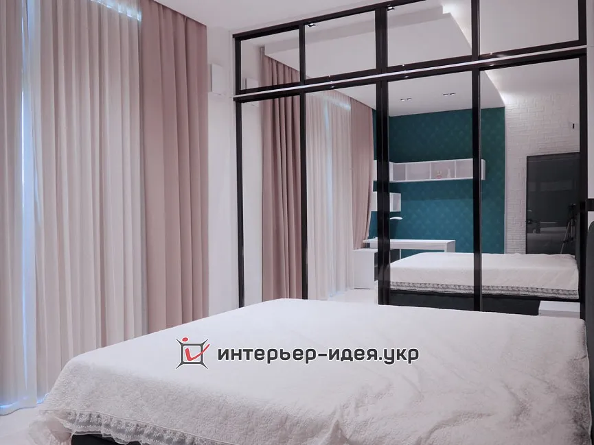 Реализация интерьера спальни для дочери