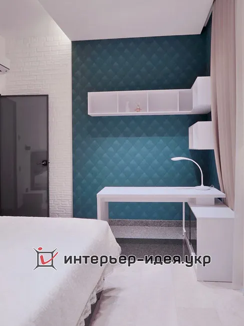 Реализация интерьера спальни для дочери