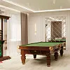Гостиная с бильярдом в неоклассике