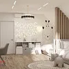 Детская комната в современном стиле, 20 м.кв