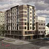 Дизайн фасада многоэтажки в центре Черкас