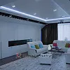 Реализация гостиной на мансардном этаже