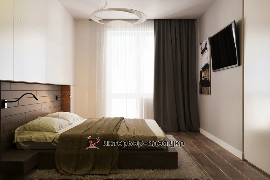 Гармоничная спальня с натуральными материалами