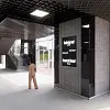 Оформление потолка и входа в ТЦ Magnolia Plaza, Черкассы