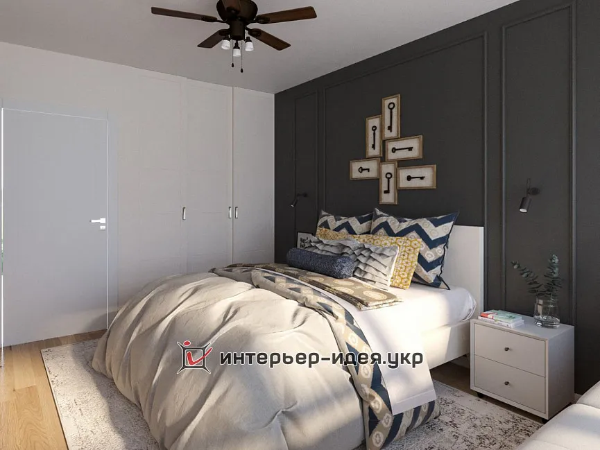 Дизайн спальни в стиле лофт