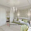 Дизайн спальни &amp;quot;Серебро&amp;quot; в классическом стиле