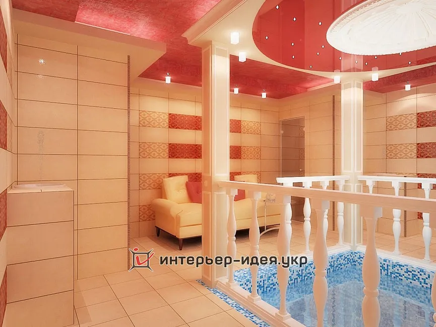 Дизайн бассейна в классическом стиле