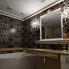 Дизайн ванной, совмещенной с душевой кабиной