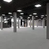 Оформление потолка и входа в ТЦ Magnolia Plaza, Черкассы