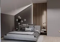 В ожидании гостей. Гостевая спальня + гардероб в минималистичном стиле.. Дизайн СПАЛЬНИ