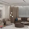 Современная кухня-студия 41 м.кв