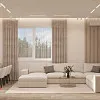 Современный минимализм в кухне-студии, 42 м.кв